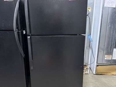 Whirlpool Top Freezer Refrigerator - Black, Used, Great Condition