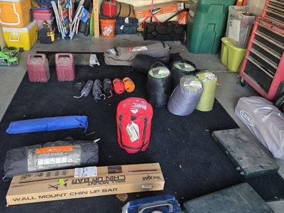 Slew of camping gear