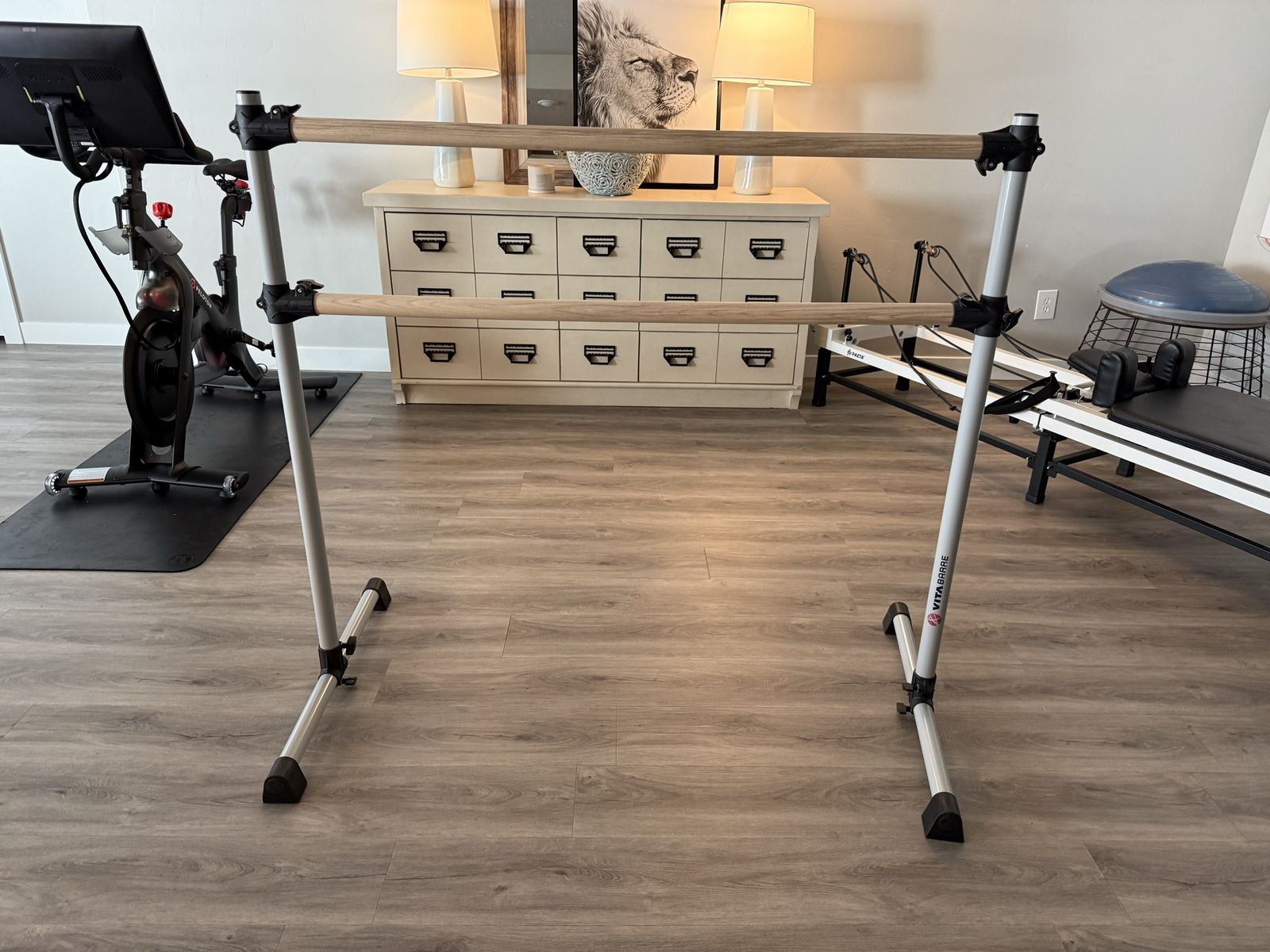 Vita Vibe Double Ballet Barre – Portable Dance & Fitness Barre