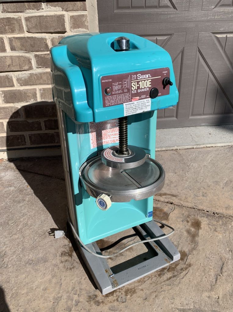 Swan Ice Block Shaver- Needs Motor