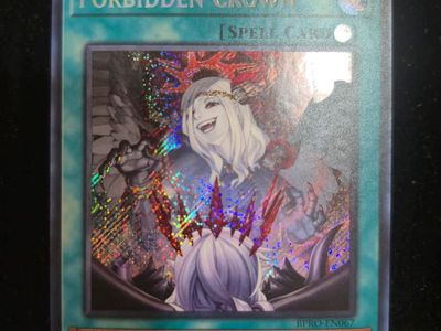 Yu-gi-oh Forbidden Crown spell card 1st edition MINT CONDITION