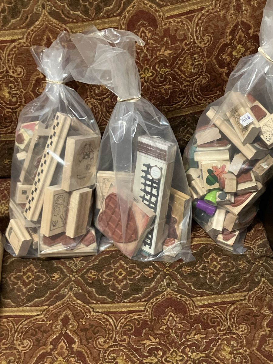 Stamps-variety, 2 1/2 bags full
