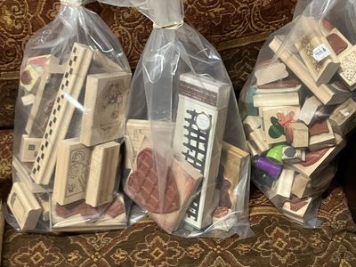 Stamps-variety, 2 1/2 bags full