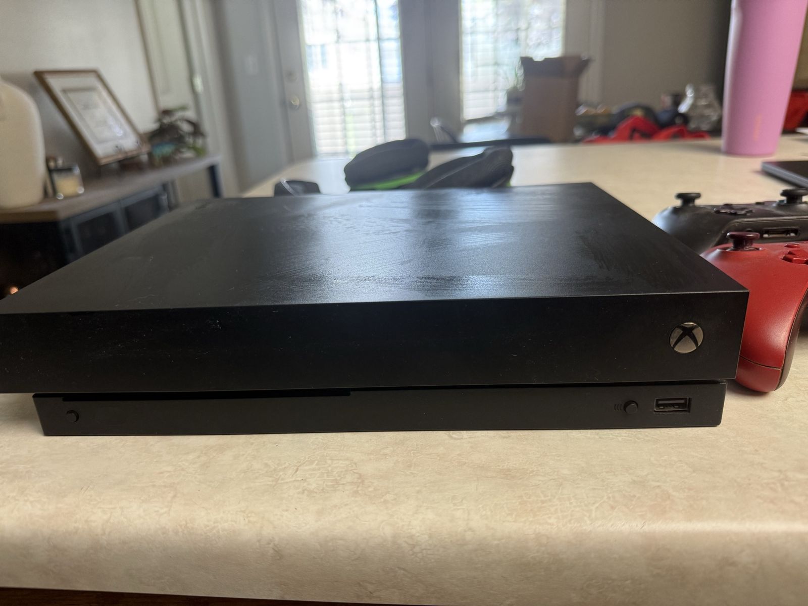 Microsoft Xbox One X 1TB Console Black with 2 Controllers & Turtle Beach Headset