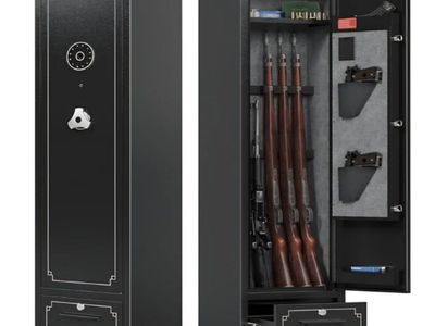 5-6 Safe, Safes for Rifle and Pistols,No Assembly Gun Cabinets,Rifle Safe,Safes for Rifle and Shotguns, Safes & Cabinets with Dr
