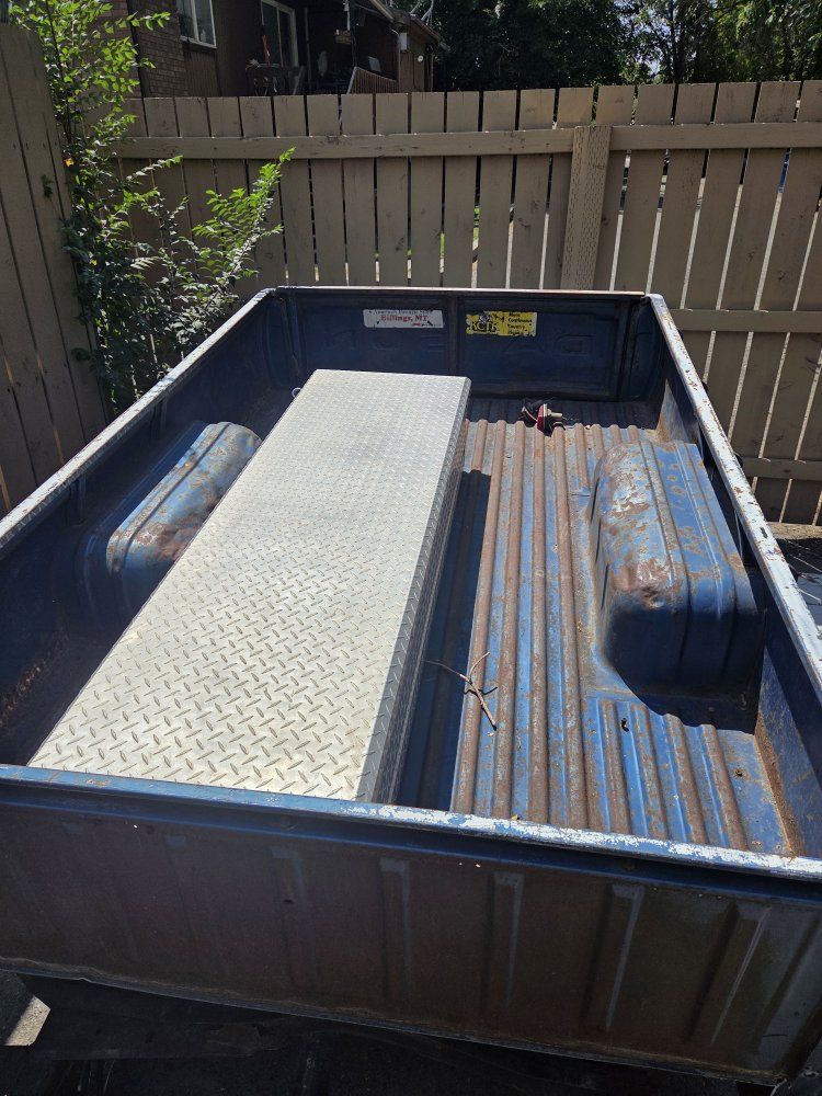 Custom Pickup Truck Bed Utility Trailer with Toolbox