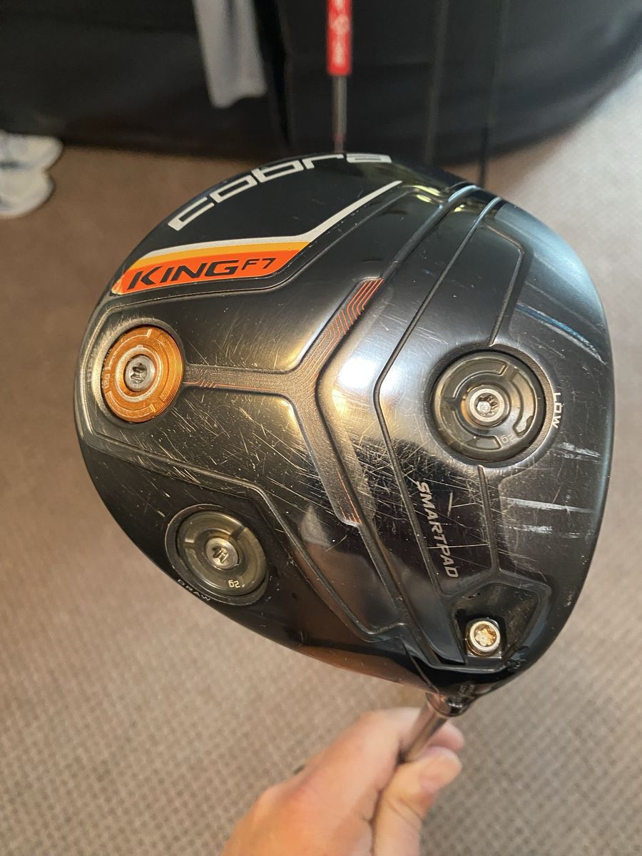 Cobra Golf Set, 5-G ONE LENGTH Irons, F7 driver, F8 3 wood, 3 hybrid, $300