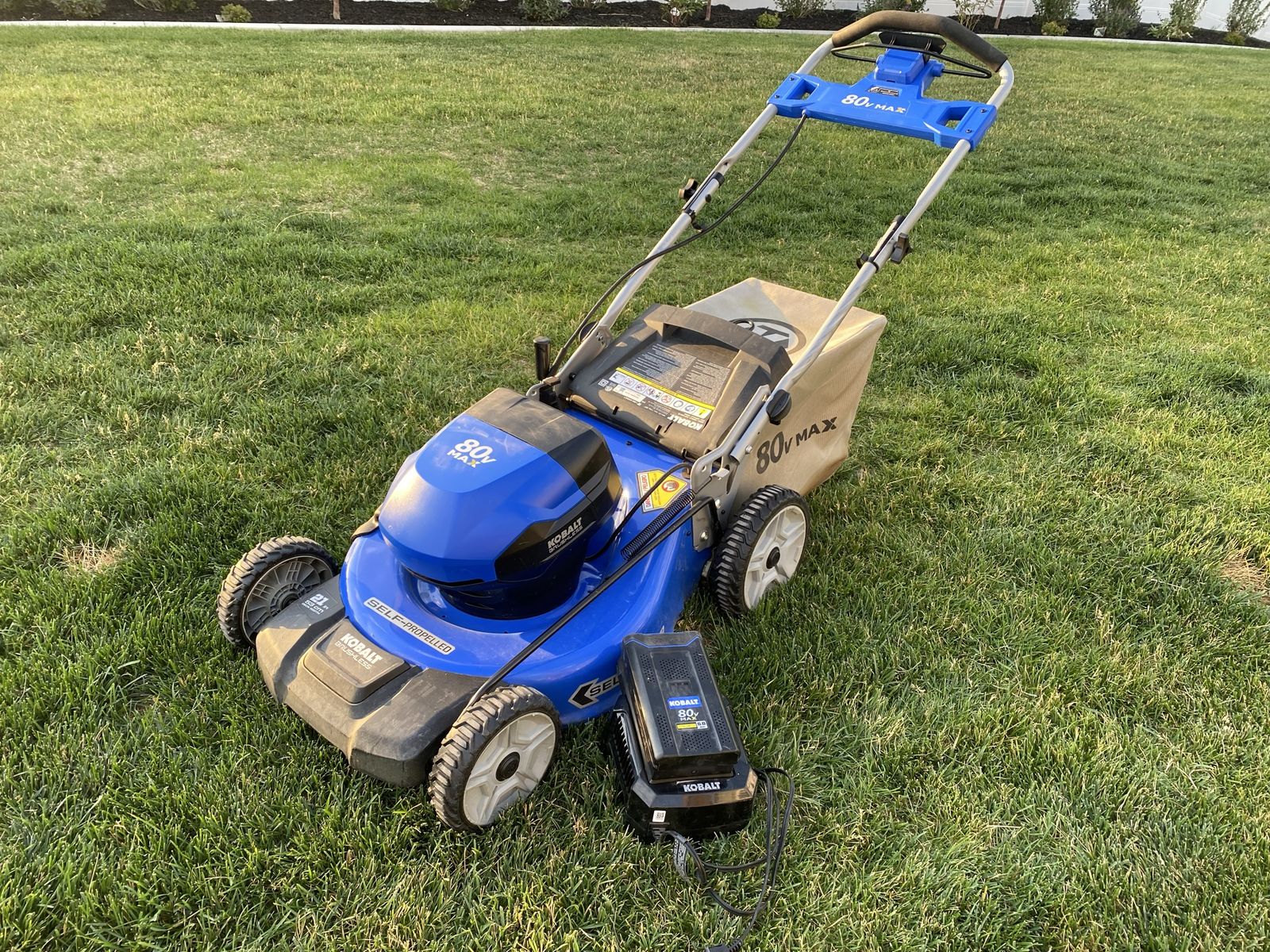Electric Lawn Mower and Battery