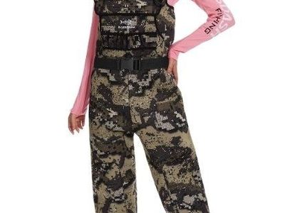 BASSDASH Women Neoprene Chest Waders Desolve Bare