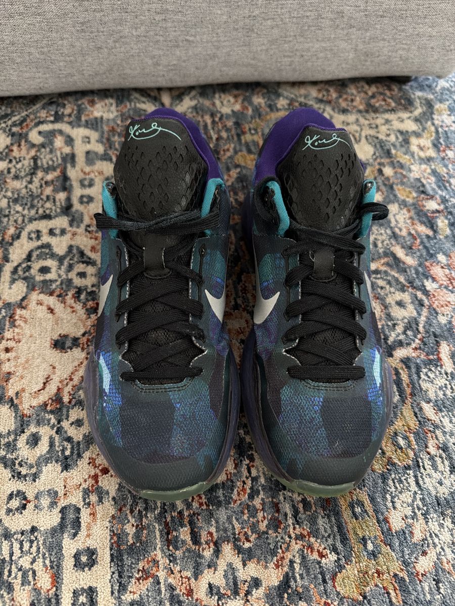 Nike Kobe 10 Low Overcast / Emerald Teal Basketball Shoes Size US 7.5