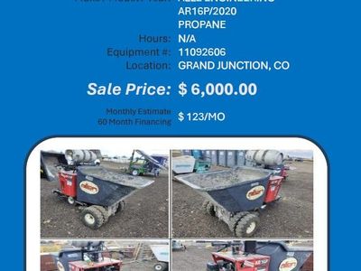 Concrete Buggy Propane 2020 low hrs great for indoor tilt ups etc