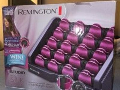 Remington T | Studio Silk Ceramic Hot Rollers Set (20-Piece) with Heated Clips