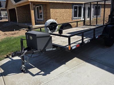 Workhorse Utility Trailer with RAMP gate and Spare Tire
