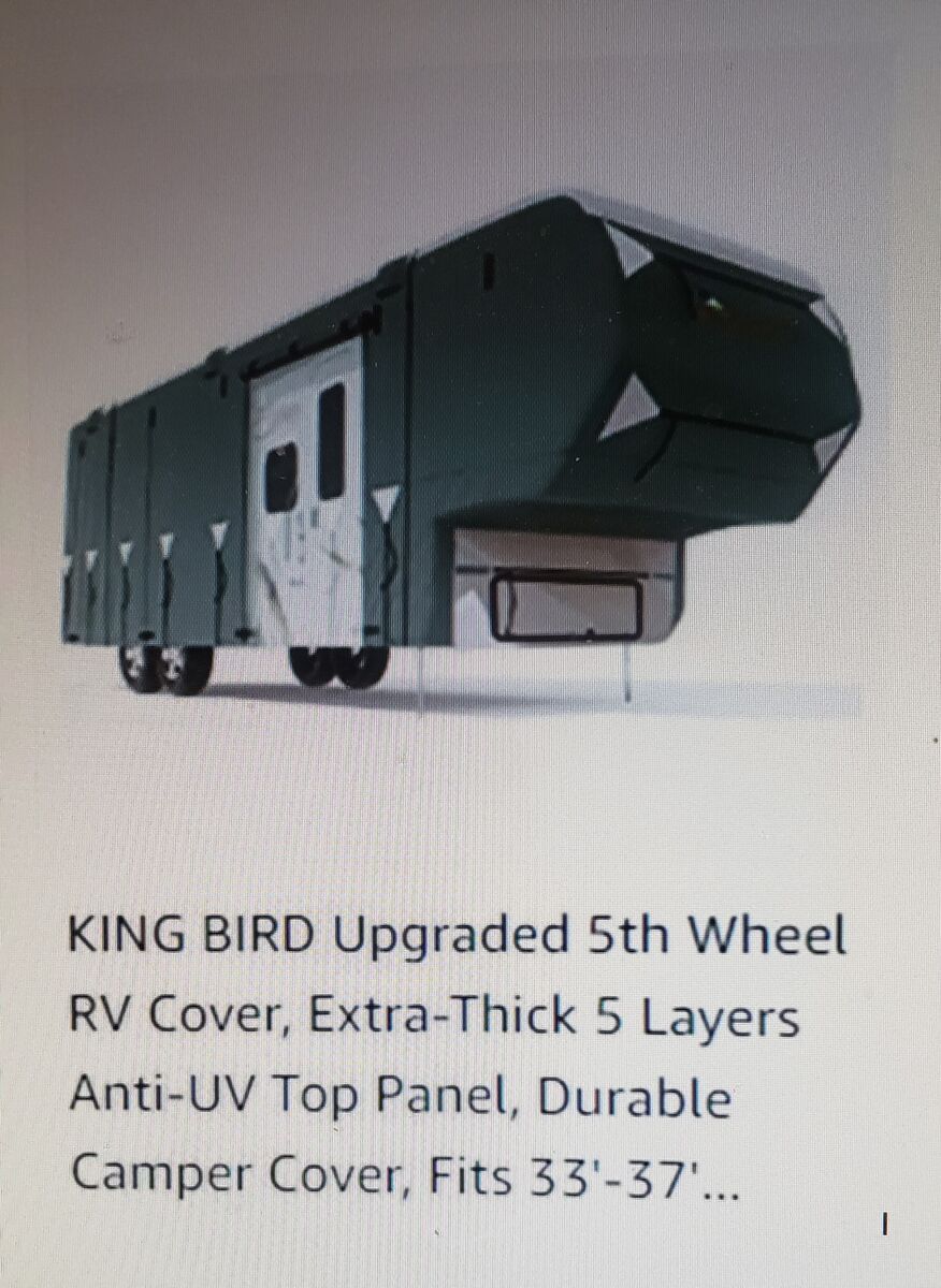 5th Wheel RV cover