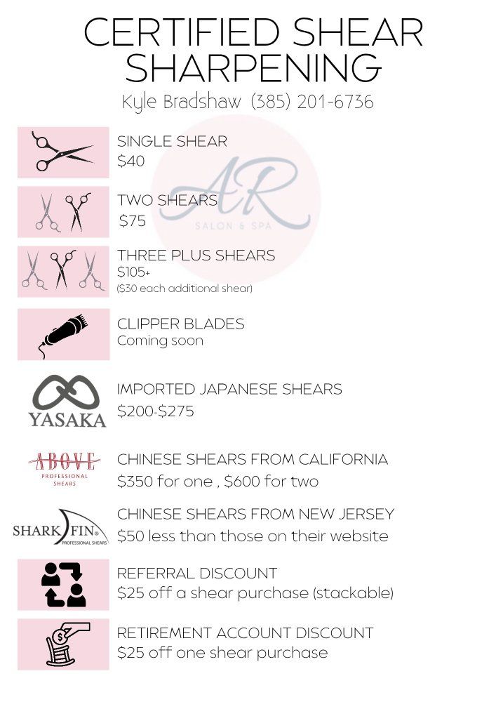 Certified On-site Beauty Shear Sharpening