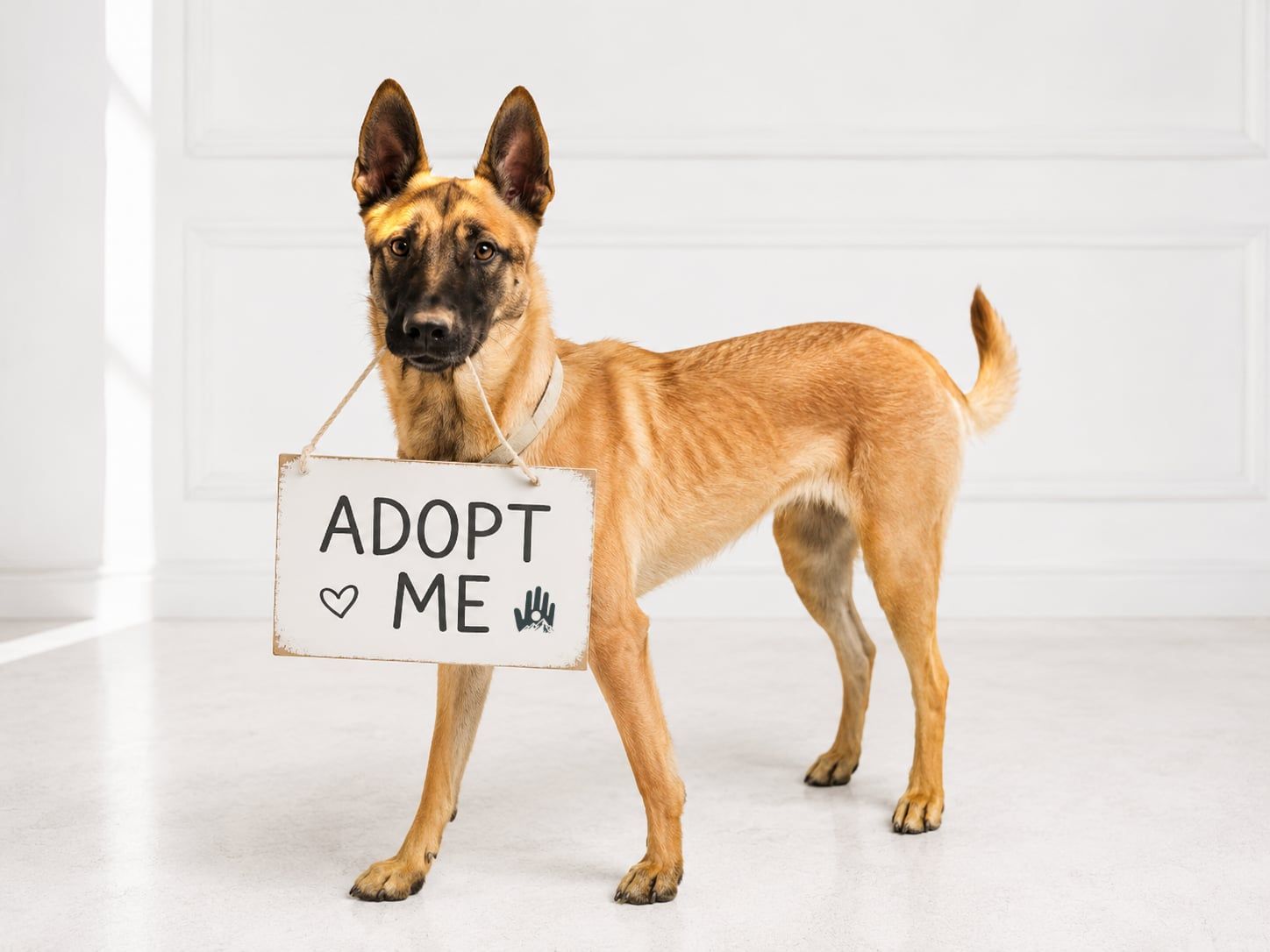 8 Month Old Malinois/German Shepherd Mix