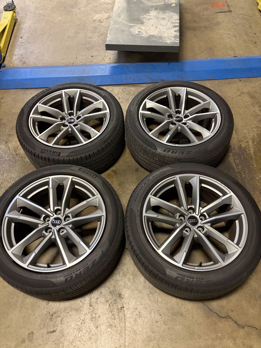 OEM AUDI Q3 Wheels and Pirelli Tires 255/45/19
