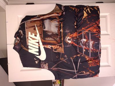 Nike Zero Gravity Down Vest XL – Rare Full Graphic