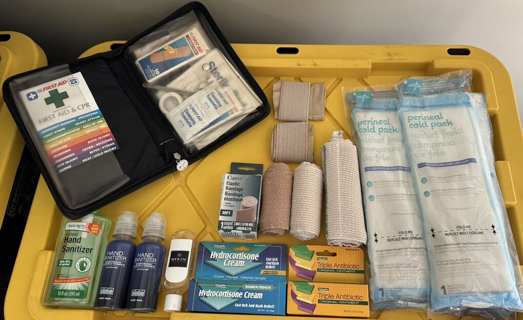 Elastic Bandages+Hand Sanitizers+Creams+Cold Packs