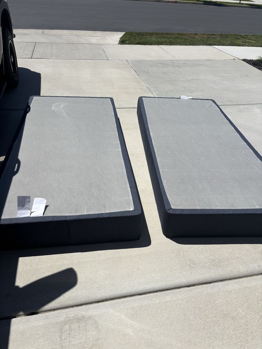 King Size Split Box Spring - Used, Good Condition