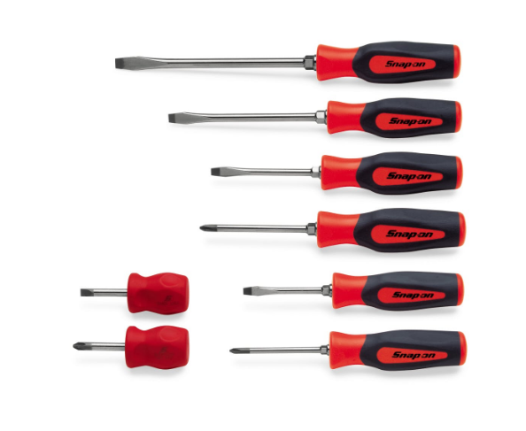 New 8 Pc Snap On Screwdriver Set