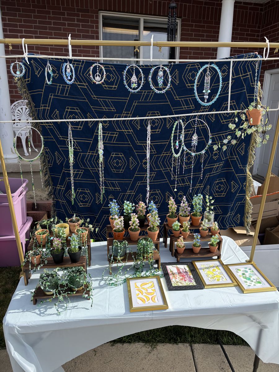Beaded Plants and Sun-catchers