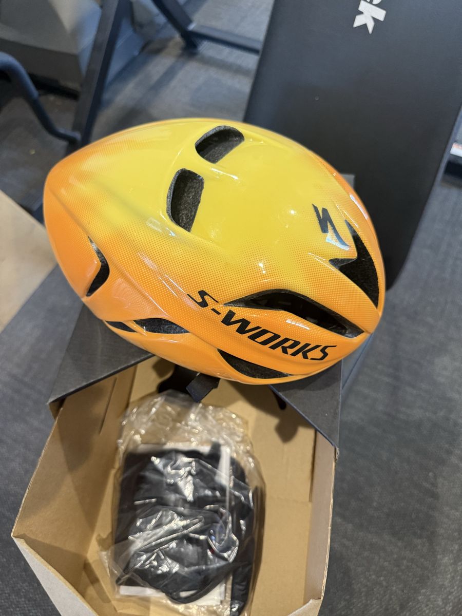 Specialized S-Works Evade II Aero Road Helmet - Medium (55-59cm) Orange/Yellow Gradient