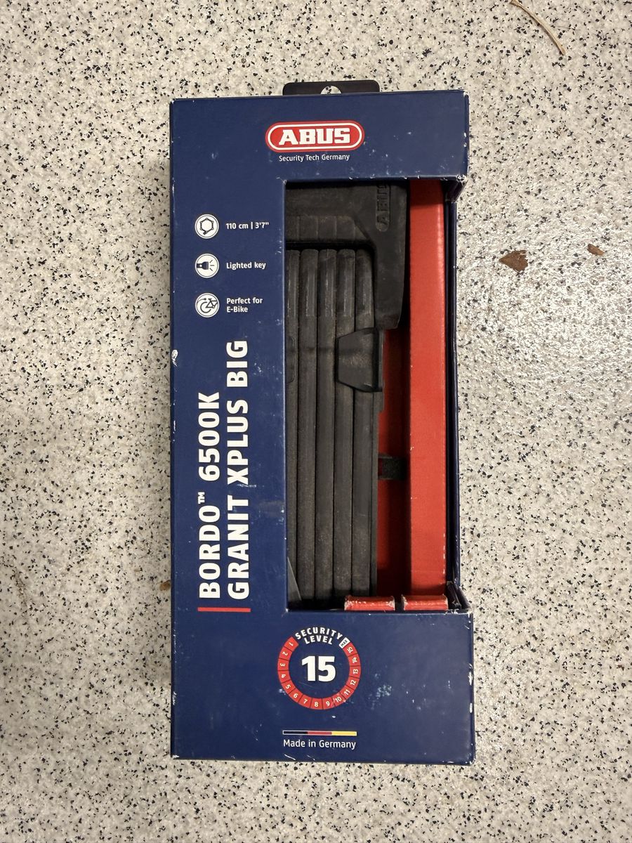 ABUS Bordo e bike HD lock!