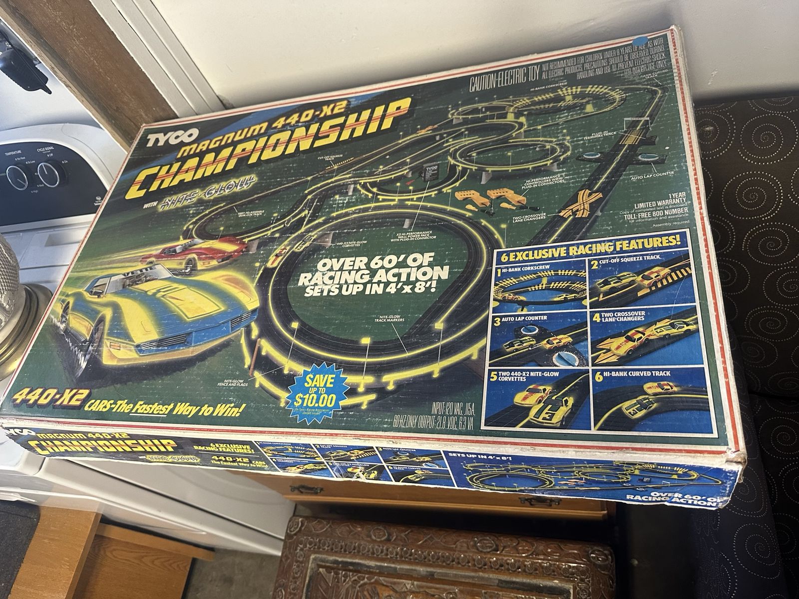 TYCO Magnum 440-X2 Championship Race Track With NITE-GLOW