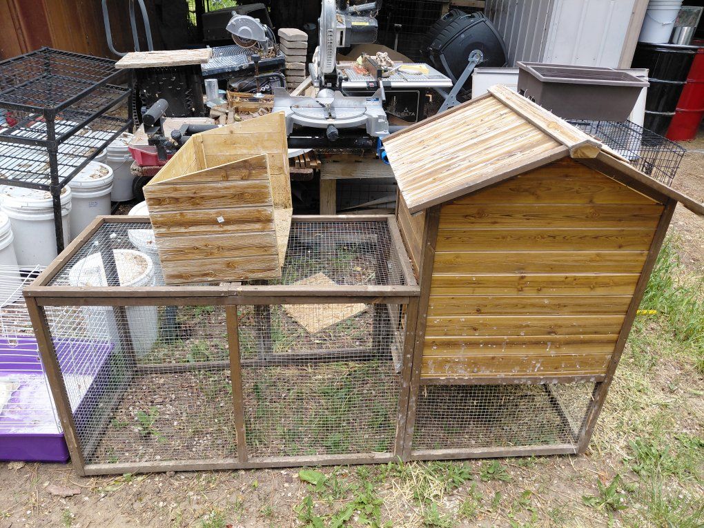 Large Rabbit Hutch or Small Chicken Coop