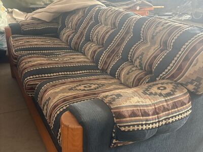 Log aztec couch