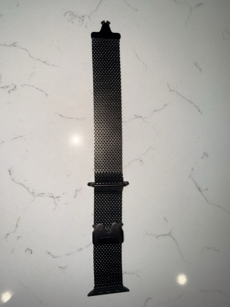 49mm Black Titanium Milanese Loop - Medium