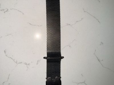 49mm Black Titanium Milanese Loop - Medium