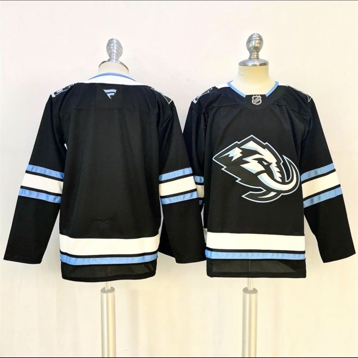 Utah Mammoth - Size: M, L - Black Home Jersey