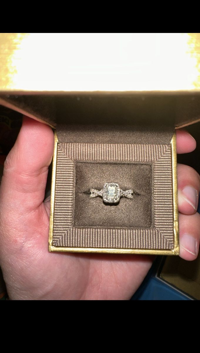 Neil Lane Diamond Engagement Ring 1 ct tw Radiant 14K White Gold