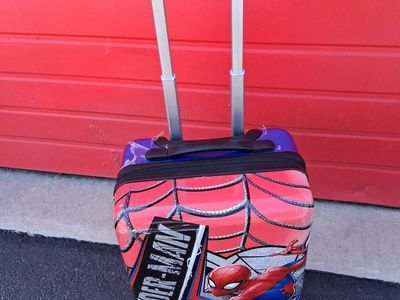 Clean Hard Plasic Small Carry On Luggage Suitcase Good!