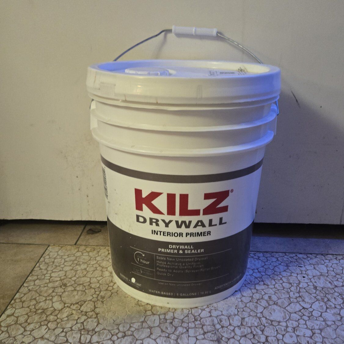 KILZ Interior Drywall Primer - 5 gal bucket - NEW