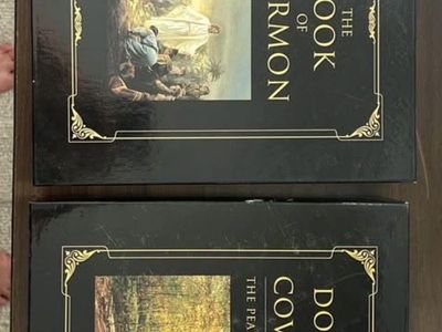 The Book of Mormon & Doctrine and Covenants/Pearl of Great Price - Black Faux Leather, Illustrated