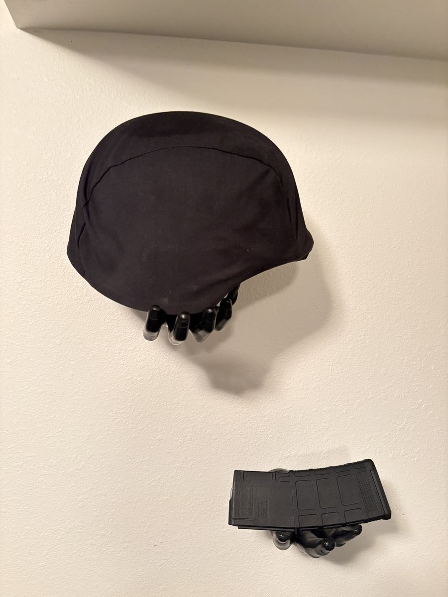 US Army Combat Helmet- Kevlar W/Black Cover