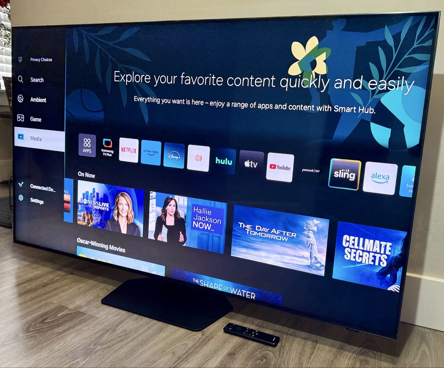Samsung TV 55 Inch 4K 120Hz