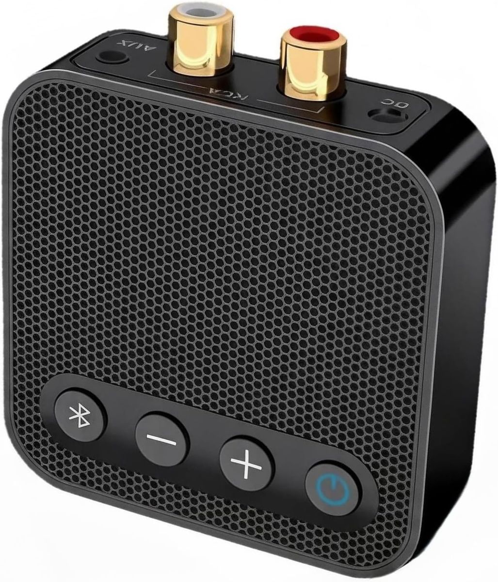 NEW Bluetooth to RCA Adapter for Stereo Receiver - aptX HD Long Range Low Latency Bluetooth Receiver