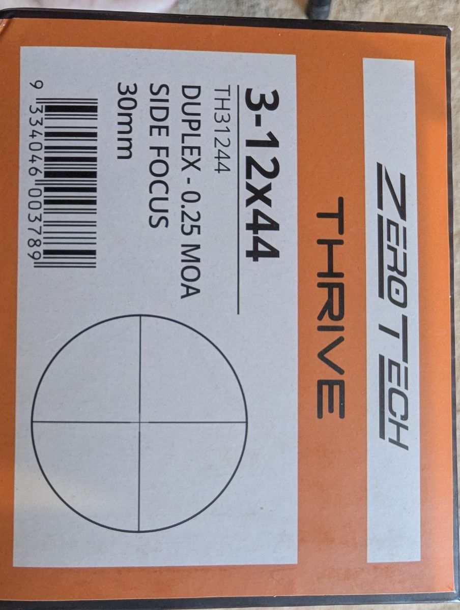 Zero Tech Thrive 3-12x44 Duplex