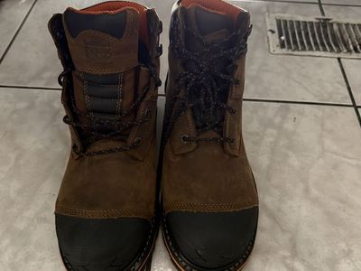 Timberland PRO Men's 9.5M Brown Safety Toe Work Boots TB192615214