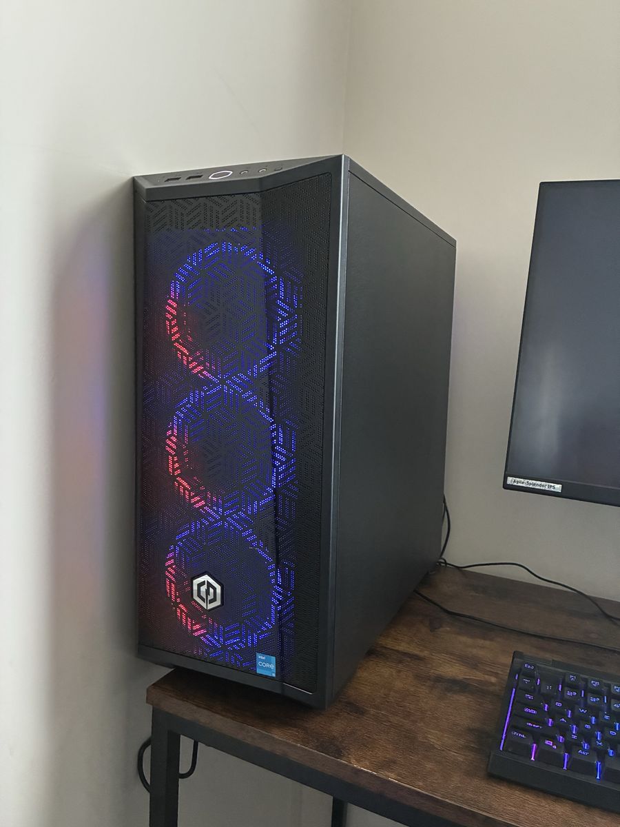 Gaming Computer and Monitor