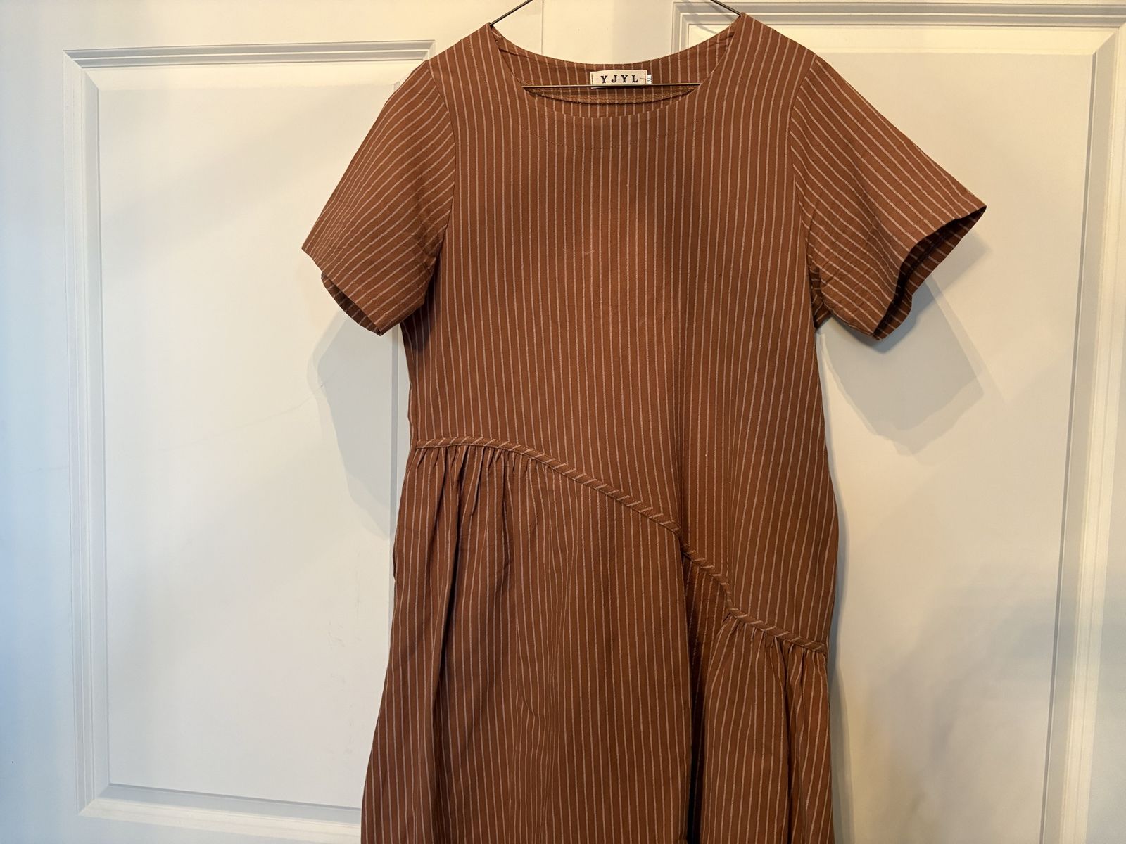 YJYL Pullover Dress Asymmetrical Waist Sz XL