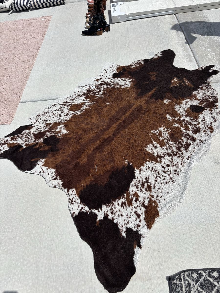 Faux Cowhide Rug