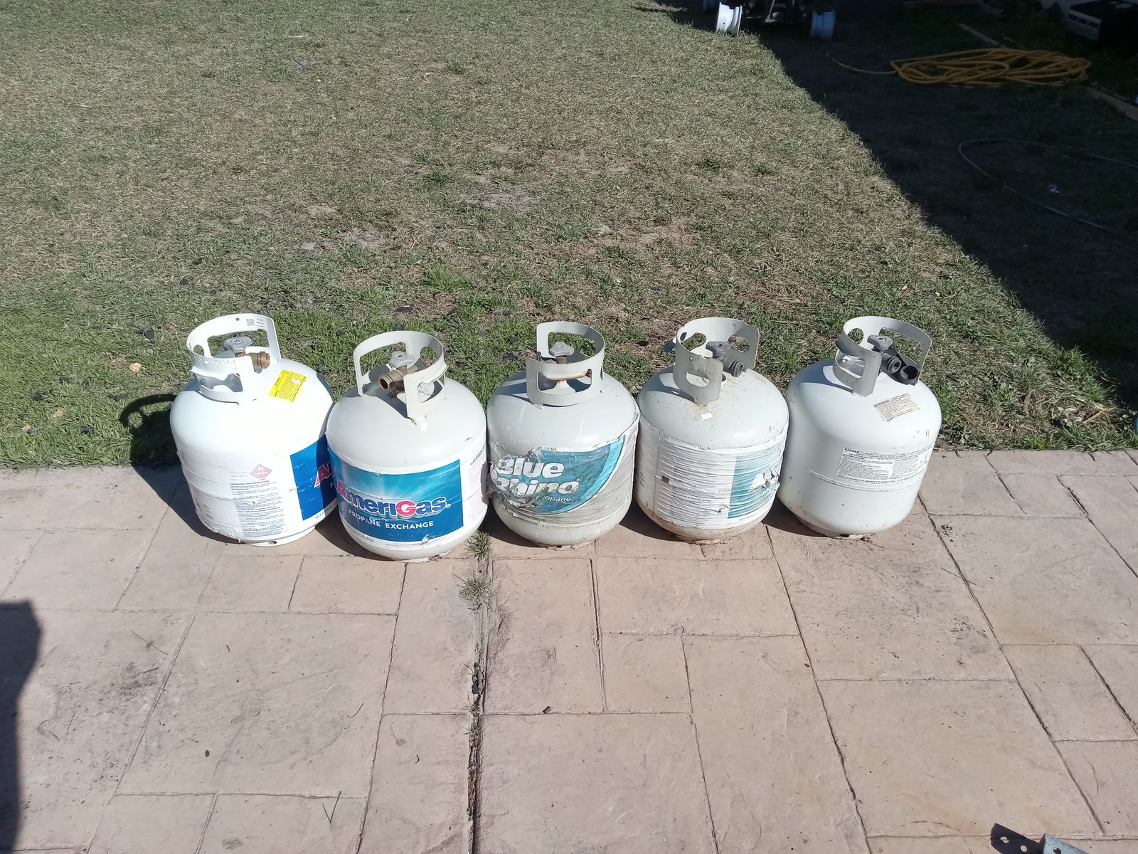 propane tanks empty $15 each