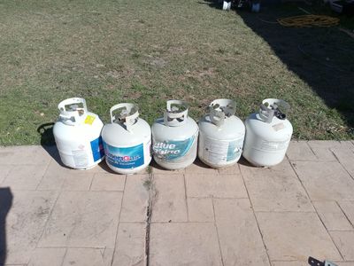 propane tanks empty $15 each