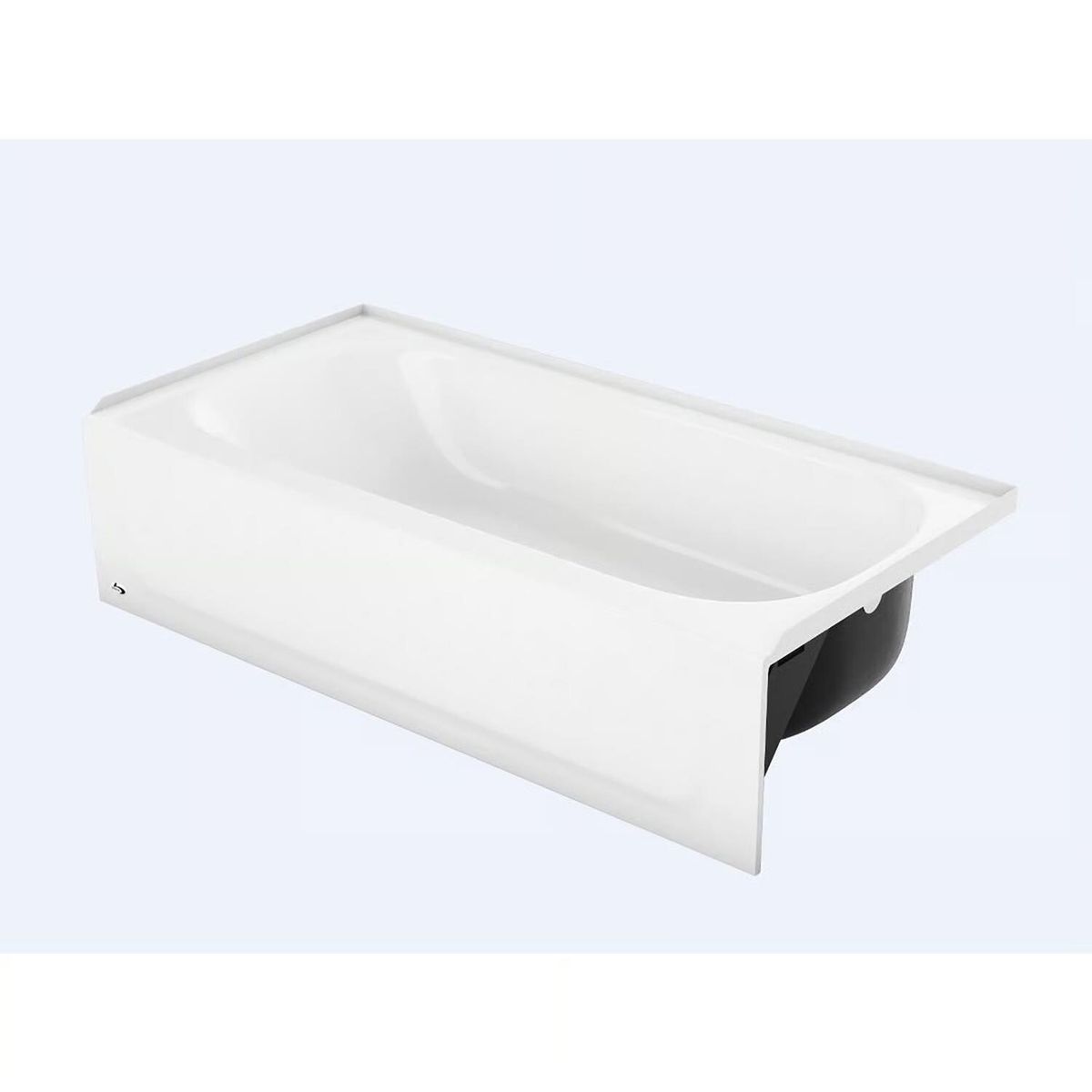 Aloha Porcelain Enameled Bathtub 60x30x14.25in