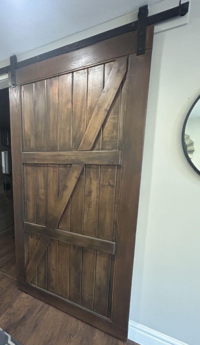 Custom Sliding Barn Door W/ Hardware
